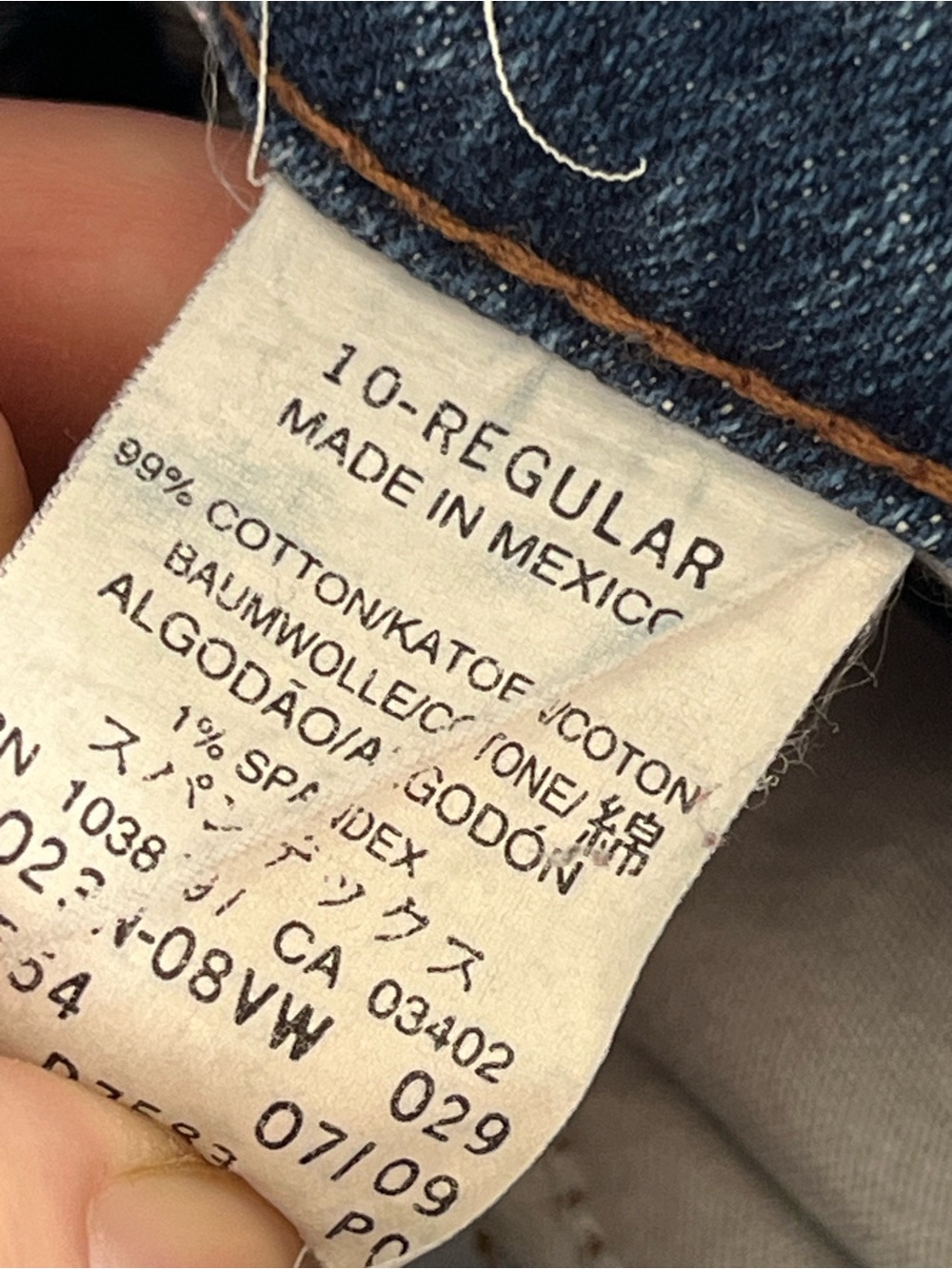 Harley Davidson boot cut blue jeans